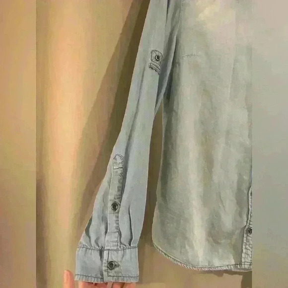 Women’s Celebrity Pink Button Down - Picture 2 of 8